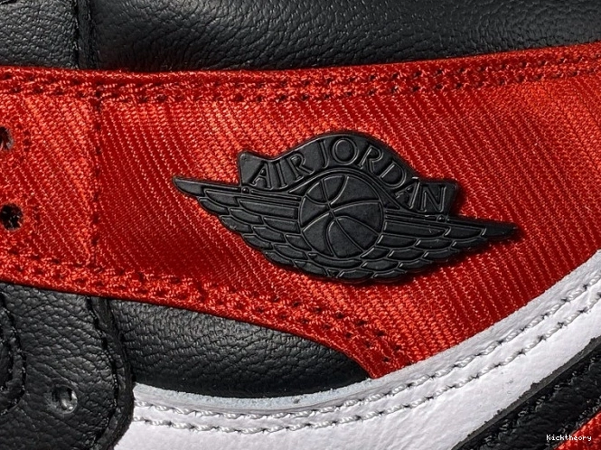 Kicktheory High Jordan Satin Black 1 Retro Air CD0461-016 Toe 0812